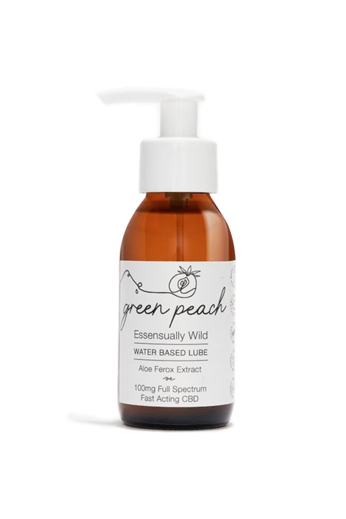 Green Peach Water-Based Lube