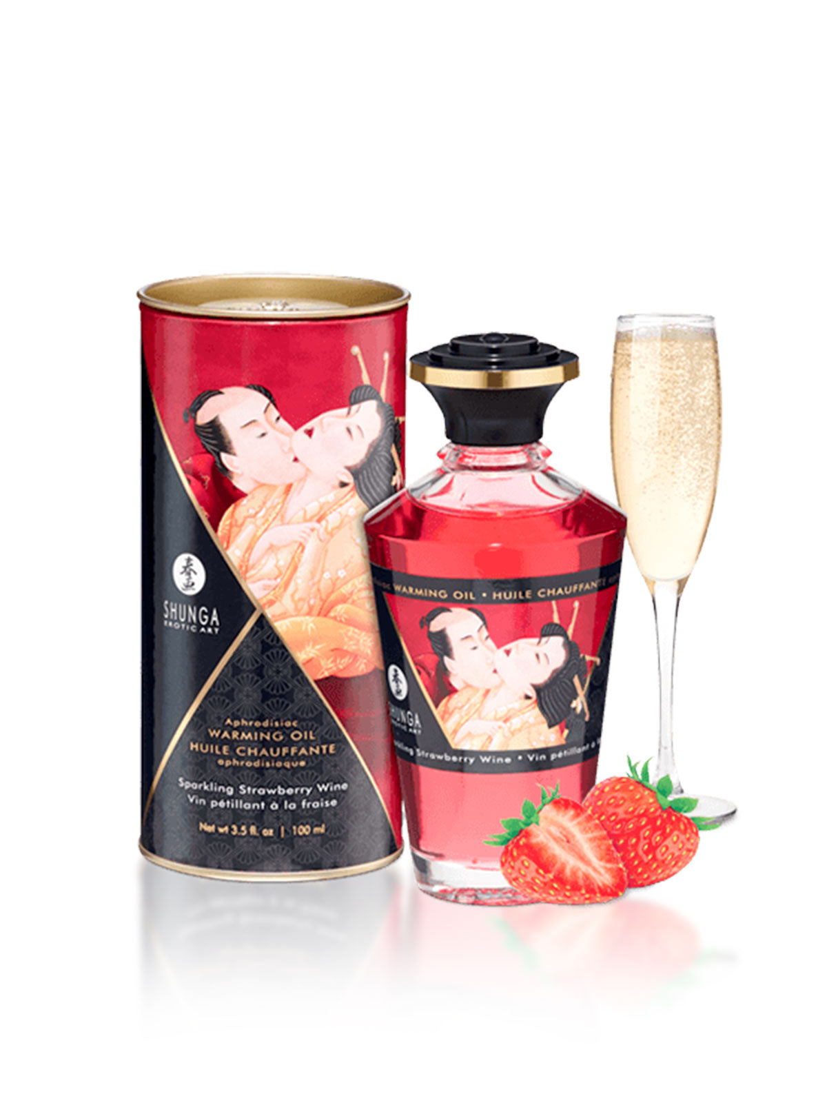 Strawberry Aphrodisiac Warming Oil by Shunga